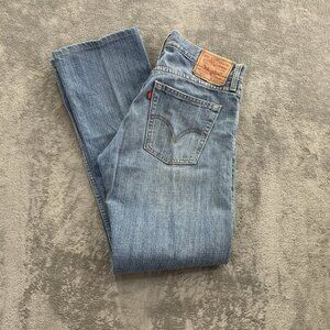 Levi’s 514 Slim Straight Jeans Mens 32x32” Blue Light Wash Denim Y2K Cotton